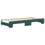 Sofá cama nido terciopelo verde oscuro 80x200 cm de vidaXL, Camas y somieres - Ref: Foro24-3196924, Precio: 261,67 €