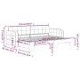 Sofá cama nido terciopelo verde oscuro 80x200 cm de vidaXL, Camas y somieres - Ref: Foro24-3196924, Precio: 248,35 €, Descuen...