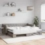 Sofá cama nido tela gris taupe 90x200 cm de vidaXL, Camas y somieres - Ref: Foro24-3197429, Precio: 250,46 €, Descuento: %