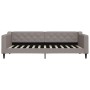 Trundle sofa bed taupe gray fabric 90x200 cm by vidaXL, Beds and slatted bases - Ref: Foro24-3197429, Price: 250,25 €, Discou...