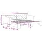 Sofá cama nido tela gris taupe 90x200 cm de vidaXL, Camas y somieres - Ref: Foro24-3197429, Precio: 250,46 €, Descuento: %