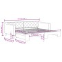 Trundle sofa bed taupe gray fabric 90x200 cm by vidaXL, Beds and slatted bases - Ref: Foro24-3197429, Price: 250,25 €, Discou...