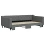 Sofá cama nido tela gris oscuro 100x200 cm de vidaXL, Camas y somieres - Ref: Foro24-3197432, Precio: 261,49 €, Descuento: %