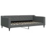 Trundle sofa bed dark gray fabric 100x200 cm by vidaXL, Beds and slatted bases - Ref: Foro24-3197432, Price: 261,06 €, Discou...