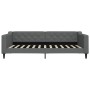 Trundle sofa bed dark gray fabric 100x200 cm by vidaXL, Beds and slatted bases - Ref: Foro24-3197432, Price: 261,06 €, Discou...