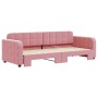 Sofá cama nido terciopelo rosa 80x200 cm de vidaXL, Camas y somieres - Ref: Foro24-3196925, Precio: 255,90 €, Descuento: %