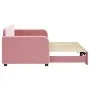 Sofá cama nido terciopelo rosa 80x200 cm de vidaXL, Camas y somieres - Ref: Foro24-3196925, Precio: 247,47 €, Descuento: %