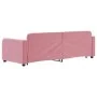Ausziehbares Schlafsofa aus rosafarbenem Samt, 80 x 200 cm von vidaXL, Betten und Lattenroste - Ref: Foro24-3196925, Preis: 2...