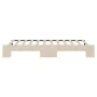 Sofá cama nido tela crema 100x200 cm de vidaXL, Camas y somieres - Ref: Foro24-3197435, Precio: 263,25 €, Descuento: %