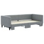 Sofá cama nido tela gris claro 90x200 cm de vidaXL, Camas y somieres - Ref: Foro24-3196578, Precio: 234,78 €, Descuento: %