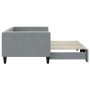 Sofá cama nido tela gris claro 90x200 cm de vidaXL, Camas y somieres - Ref: Foro24-3196578, Precio: 234,78 €, Descuento: %