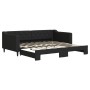 Sofá cama nido tela negro 90x190 cm de vidaXL, Camas y somieres - Ref: Foro24-3197438, Precio: 245,81 €, Descuento: %