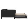 Sofá cama nido tela negro 90x190 cm de vidaXL, Camas y somieres - Ref: Foro24-3197438, Precio: 245,81 €, Descuento: %