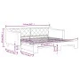 Sofá cama nido tela negro 90x190 cm de vidaXL, Camas y somieres - Ref: Foro24-3197438, Precio: 242,18 €, Descuento: %