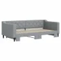 Sofá cama nido tela gris claro 90x190 cm de vidaXL, Camas y somieres - Ref: Foro24-3197436, Precio: 242,41 €, Descuento: %