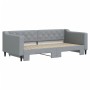 Sofá cama nido tela gris claro 90x190 cm de vidaXL, Camas y somieres - Ref: Foro24-3197436, Precio: 246,11 €, Descuento: %