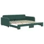 Sofá cama nido terciopelo verde oscuro 100x200 cm de vidaXL, Camas y somieres - Ref: Foro24-3196938, Precio: 263,24 €, Descue...