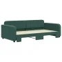 Sofá cama nido terciopelo verde oscuro 100x200 cm de vidaXL, Camas y somieres - Ref: Foro24-3196938, Precio: 263,24 €, Descue...
