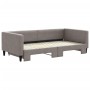 Ausziehbares Schlafsofa, taupegrauer Stoff, 100 x 200 cm von vidaXL, Betten und Lattenroste - Ref: Foro24-3196586, Preis: 261...