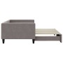 Trundle sofa bed taupe gray fabric 100x200 cm by vidaXL, Beds and slatted bases - Ref: Foro24-3196586, Price: 260,13 €, Disco...