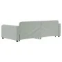 Sofá cama nido terciopelo gris claro 100x200 cm de vidaXL, Camas y somieres - Ref: Foro24-3196936, Precio: 310,73 €, Descuent...