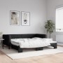 Sofá cama nido tela negro 100x200 cm de vidaXL, Camas y somieres - Ref: Foro24-3196585, Precio: 265,46 €, Descuento: %