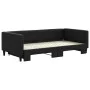 Trundle sofa bed black fabric 100x200 cm by vidaXL, Beds and slatted bases - Ref: Foro24-3196585, Price: 260,63 €, Discount: %