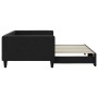 Sofá cama nido tela negro 100x200 cm de vidaXL, Camas y somieres - Ref: Foro24-3196585, Precio: 265,46 €, Descuento: %