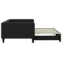 Trundle sofa bed black fabric 100x200 cm by vidaXL, Beds and slatted bases - Ref: Foro24-3196585, Price: 260,63 €, Discount: %