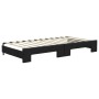 Sofá cama nido tela negro 100x200 cm de vidaXL, Camas y somieres - Ref: Foro24-3196585, Precio: 265,46 €, Descuento: %