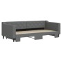 Sofá cama nido tela gris oscuro 90x200 cm de vidaXL, Camas y somieres - Ref: Foro24-3197427, Precio: 255,67 €, Descuento: %