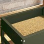 Comedero para Aves Verde Oliva 80 x 28 x 13.5 cm