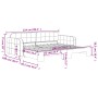 Sofá cama nido terciopelo verde oscuro 90x200 cm de vidaXL, Camas y somieres - Ref: Foro24-3196931, Precio: 279,10 €