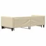 Ausziehbares Schlafsofa, cremefarbener Stoff, 90 x 200 cm von vidaXL, Betten und Lattenroste - Ref: Foro24-3196582, Preis: 24...