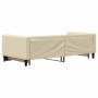 Sofá cama nido tela crema 90x200 cm de vidaXL, Camas y somieres - Ref: Foro24-3196582, Precio: 248,53 €, Descuento: %