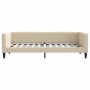 Sofá cama nido tela crema 90x200 cm de vidaXL, Camas y somieres - Ref: Foro24-3196582, Precio: 248,53 €, Descuento: %
