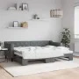 Sofá cama nido tela gris oscuro 80x200 cm de vidaXL, Camas y somieres - Ref: Foro24-3197422, Precio: 245,24 €, Descuento: %