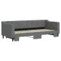 Sofá cama nido tela gris oscuro 80x200 cm de vidaXL, Camas y somieres - Ref: Foro24-3197422, Precio: 245,24 €, Descuento: %
