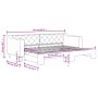 Sofá cama nido tela gris oscuro 80x200 cm de vidaXL, Camas y somieres - Ref: Foro24-3197422, Precio: 249,39 €, Descuento: %