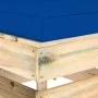 Ecksofa mit grau imprägnierten Holzkissen von vidaXL, Modulare Sofas für den Außenbereich - Ref: Foro24-3074517, Preis: 82,45...