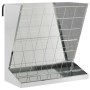 Comedero de heno Plateado 71 x 33 x 70 cm Acero Galvanizado
