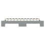 Trundle sofa bed light gray fabric 100x200 cm by vidaXL, Beds and slatted bases - Ref: Foro24-3197431, Price: 265,58 €, Disco...