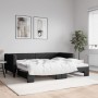 Sofá cama nido tela negro 90x200 cm de vidaXL, Camas y somieres - Ref: Foro24-3196580, Precio: 216,76 €, Descuento: %