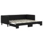 Sofá cama nido tela negro 90x200 cm de vidaXL, Camas y somieres - Ref: Foro24-3196580, Precio: 216,76 €, Descuento: %