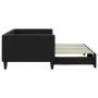 Ausziehbares Schlafsofa aus schwarzem Stoff, 90 x 200 cm von vidaXL, Betten und Lattenroste - Ref: Foro24-3196580, Preis: 249...