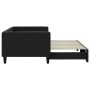 Sofá cama nido tela negro 90x200 cm de vidaXL, Camas y somieres - Ref: Foro24-3196580, Precio: 216,76 €, Descuento: %