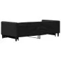 Ausziehbares Schlafsofa aus schwarzem Stoff, 90 x 200 cm von vidaXL, Betten und Lattenroste - Ref: Foro24-3196580, Preis: 249...