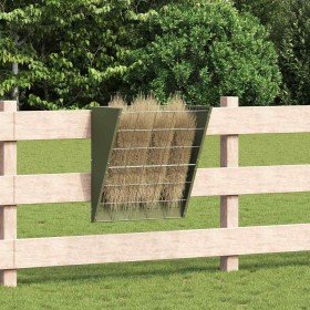 Comedero para Heno Colgante Verde Oliva 61 x 33 x 66 cm