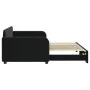 Sofá cama nido terciopelo negro 90x190 cm de vidaXL, Camas y somieres - Ref: Foro24-3196944, Precio: 245,09 €, Descuento: %