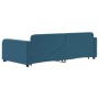 Ausziehbares Schlafsofa aus blauem Samt, 100 x 200 cm von vidaXL, Betten und Lattenroste - Ref: Foro24-3196935, Preis: 264,76...